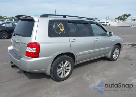 2006 Toyota Highlander Hybrid Limited V6 from USA, damaged, VIN JTEDW21A360003479
